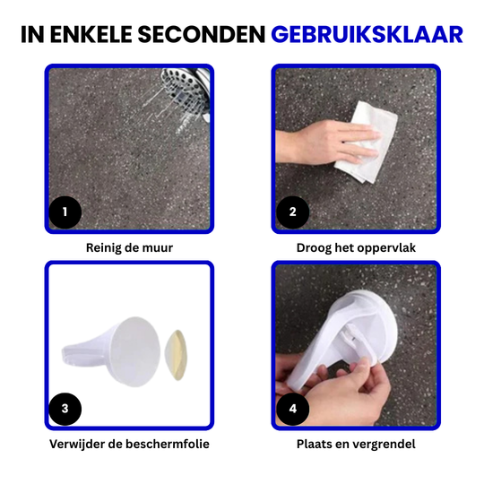 AntiSlip Step | valvrije douchevoetsteun