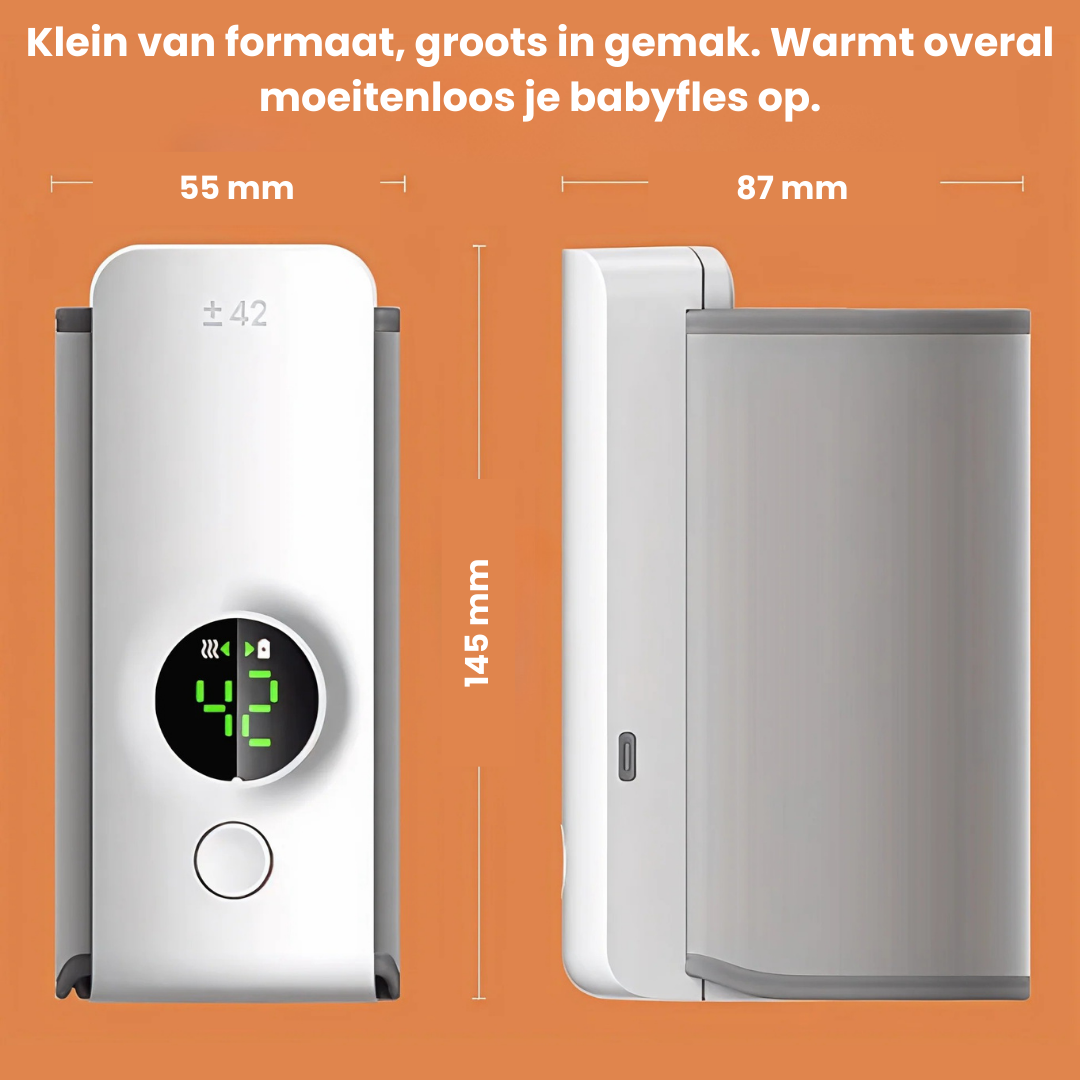 BottleBuddy | draagbare flessenwarmer